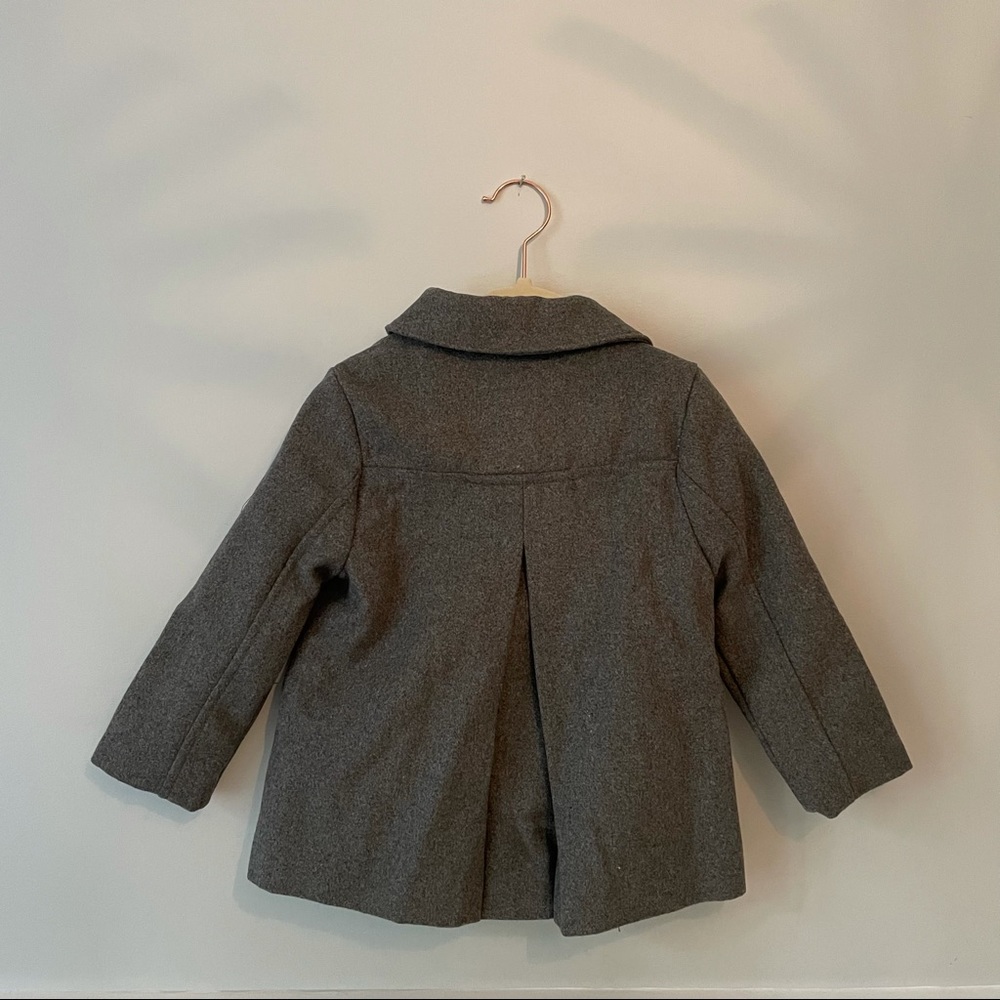 Old Navy Grey Toddler Peacoat - Picture 3 of 3
